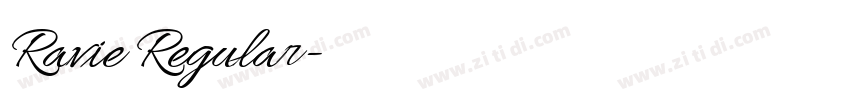 Ravie Regular字体转换 Ravie Regular字体转换